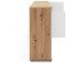 Sideboard >Jacklin< in Artisan Eiche Weiß - 160x85x35cm (BxHxT)