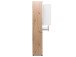 Schuhschrank >Jacklin I< in Artisan-Eiche Weiß - 70x185x35cm (BxHxT)