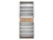 Schuhschrank >Jacklin I< in Artisan-Eiche Weiß - 70x185x35cm (BxHxT)
