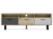 TV-Board >Oklahoma< in Grey Craft Oak Nachbildung - 160x53x35cm (BxHxT)
