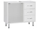 Waschbeckenunterschrank >Lancaster< in  aus Kunststoff - 66x58x30cm (BxHxT)