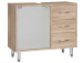 Waschbeckenunterschrank >Lancaster< in  aus Kunststoff - 66x58x30cm (BxHxT)