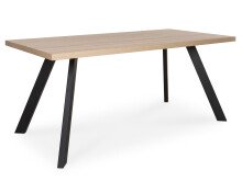 Esstisch >Memphis< in Anthrazit aus Metall - 160x76x90cm (BxHxT)