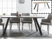 Esstisch >Memphis< in Anthrazit aus Metall - 160x76x90cm (BxHxT)