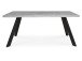 Esstisch >Memphis< in Anthrazit aus Metall - 160x76x90cm (BxHxT)