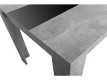 Esstisch >Naperville< in Strukturbeton Nachbildung - 138x74x80cm (BxHxT)