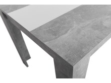 Esstisch >Naperville< in Strukturbeton Nachbildung - 138x74x80cm (BxHxT)