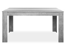 Esstisch >Naperville< in Strukturbeton Nachbildung - 138x74x80cm (BxHxT)