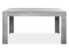 Esstisch >Naperville< in Strukturbeton Nachbildung - 138x74x80cm (BxHxT)