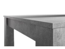 Esstisch >Naperville< in Strukturbeton Nachbildung - 138x74x80cm (BxHxT)