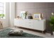 Sideboard >Dalarna< in Weiß aus Metall - 200x68x40cm (BxHxT)
