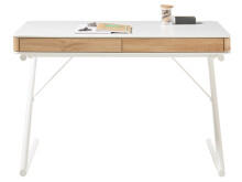 Schreibtisch >Buffalo I< in Eiche aus Metall - 120x75x60cm (BxHxT)