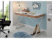 Schreibtisch >Buffalo I< in Eiche aus Metall - 120x75x60cm (BxHxT)