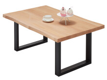 Couchtisch >Henderson I< in Schwarz aus Metall - 110x45x70cm (BxHxT)