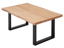 Couchtisch >Henderson I< in Schwarz aus Metall - 110x45x70cm (BxHxT)