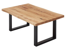 Couchtisch >Henderson I< in Schwarz aus Metall - 110x45x70cm (BxHxT)