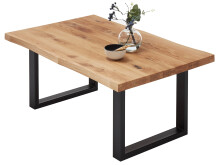 Couchtisch >Henderson I< in Eiche aus Metall - 110x45x70cm (BxHxT)