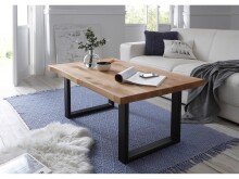Couchtisch >Henderson I< in Eiche aus Metall - 110x45x70cm (BxHxT)