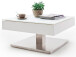 Couchtisch >Marcie< in Weiß matt aus MDF - 75x38x75cm (BxHxT)