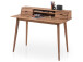 Schreibtisch >Mildura< in Asteiche aus Massivholz - 110x90x58cm (BxHxT)