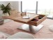 Couchtisch >Marcie< in Asteiche geölt aus Metall - 75x38x75cm (BxHxT)