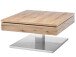 Couchtisch >Marcie< in Asteiche geölt aus Metall - 75x38x75cm (BxHxT)