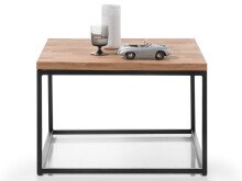 Couchtisch >Samuele< in Asteiche geölt aus Metall - 70x45x70cm (BxHxT)