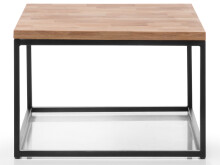 Couchtisch >Samuele< in Asteiche geölt aus Metall - 70x45x70cm (BxHxT)