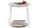 Couchtisch >Virginia I< in verchromt aus Metall - 50x51x50cm (BxHxT)