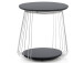 Couchtisch >Virginia I< in verchromt aus Metall - 50x51x50cm (BxHxT)