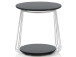 Couchtisch >Virginia I< in verchromt aus Metall - 50x51x50cm (BxHxT)