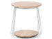 Couchtisch >Virginia I< in verchromt aus Metall - 50x51x50cm (BxHxT)