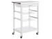 Rollwagen >Columbia I< in  aus Metall,MDF,Edelstahl - 60x83,5x40cm (BxHxT)