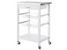 Rollwagen >Columbia I< in  aus Metall,MDF,Edelstahl - 60x83,5x40cm (BxHxT)