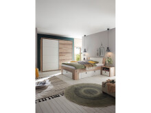Nachtkonsole >Chery< in Old Style hell - 55x46,5x40cm (BxHxT)