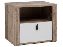 Nachtkonsole >Chery< in Old Style hell - 55x46,5x40cm (BxHxT)