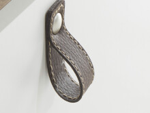 Bett >Chery< in Old Style hell - 145,5x46,5x214cm (BxHxT)
