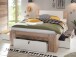 Bett >Chery< in Old Style hell - 145,5x46,5x214cm (BxHxT)