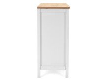 Kommode >Batley I< in Weiß - 80x90x40cm (BxHxT)