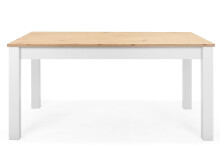 Esstisch >Batley< in Weiß - 215x75x90cm (BxHxT)