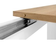 Esstisch >Batley< in Weiß - 215x75x90cm (BxHxT)