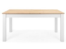 Esstisch >Batley< in Weiß - 215x75x90cm (BxHxT)