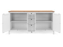 Sideboard >Batley I< in Weiß - 180x90x40cm (BxHxT)