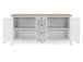Sideboard >Batley I< in Weiß - 180x90x40cm (BxHxT)