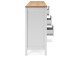Sideboard >Batley I< in Weiß - 180x90x40cm (BxHxT)