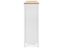 Highboard >Batley I< in Weiß - 160x120x40cm (BxHxT)