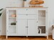 Highboard >Batley I< in Weiß - 160x120x40cm (BxHxT)