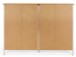 Highboard >Batley I< in Weiß - 160x120x40cm (BxHxT)