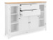 Highboard >Batley I< in Weiß - 160x120x40cm (BxHxT)