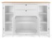 Highboard >Batley I< in Weiß - 160x120x40cm (BxHxT)